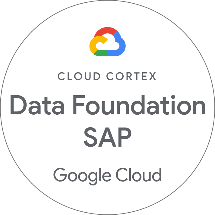 Selo Especialização GCP Cortex SAP