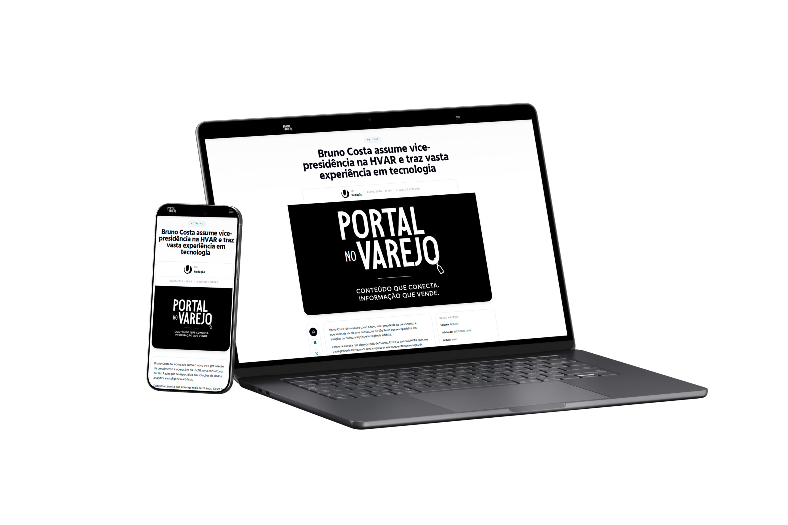 Laptop and Smartphone Mockup